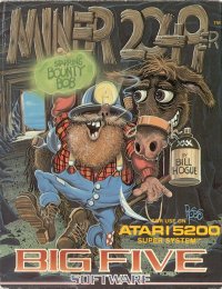 Miner 2049er Atari 5200 US box art